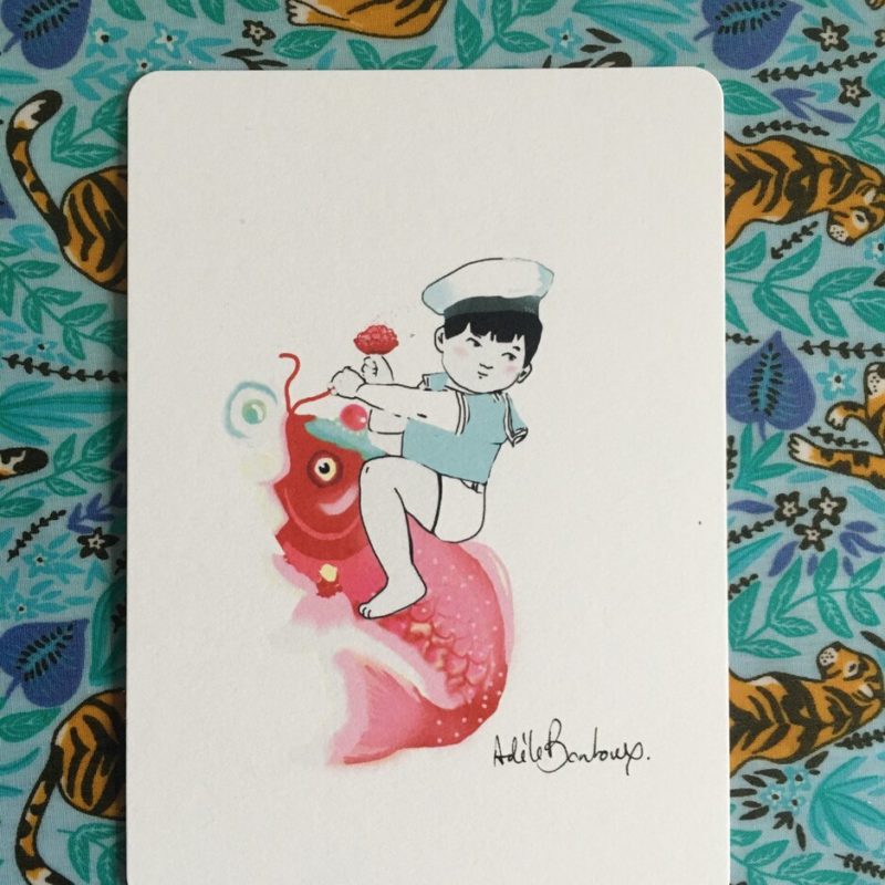 Fish boy – Carte Postale carte postale