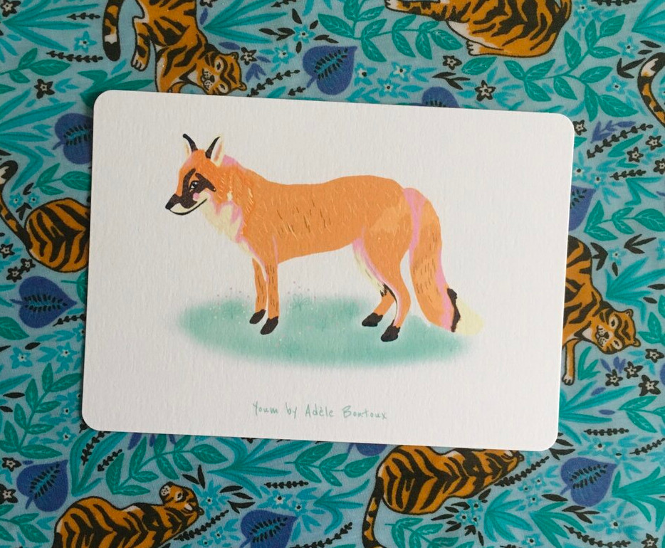 Foxy – carte postale carte postale