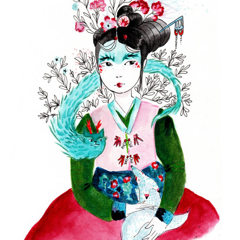 "Kohaku" Aquarelle 21-29.7cm