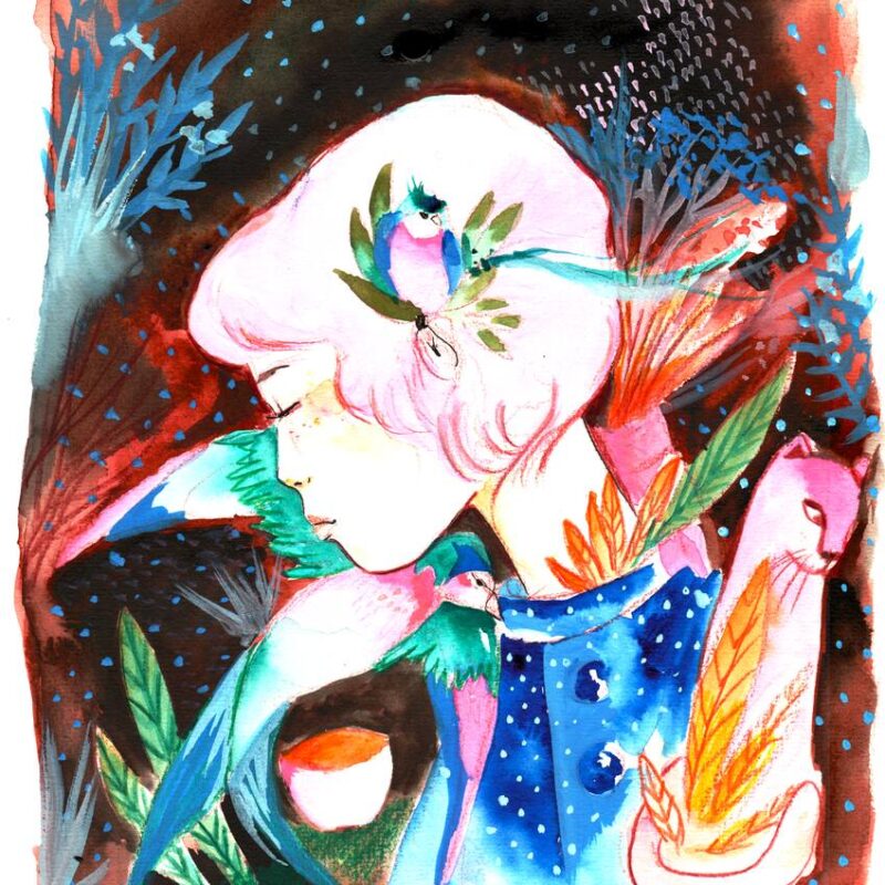 " Rose " Format 21-29.7CM