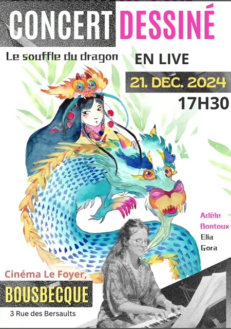 Concert dessiné  » Le souffle du dragon  » Tarif adulte Non classé